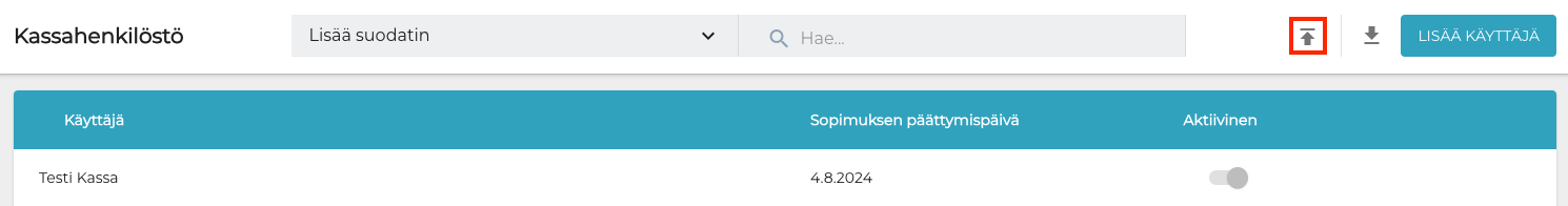 Kassakäyttäjät tuo Exceliin.png