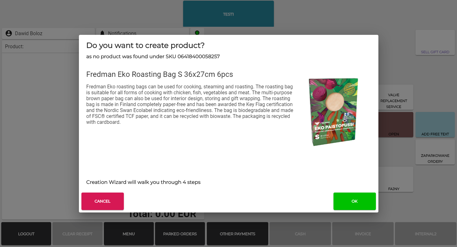 New GS1 product to stock.png