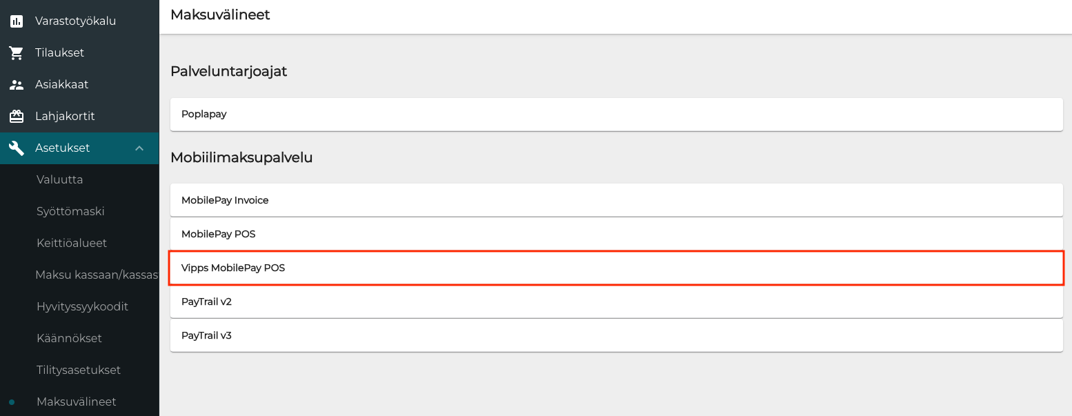 Vipps MobilePay Pos maksuvälineissä.png