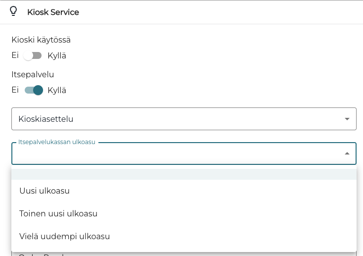 Itsepalvelukassan ulkoasun valinta.png