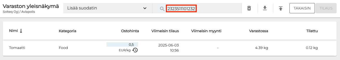 Viivakoodihaku varaston yleisnäkymässä.png