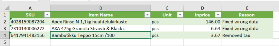 Example Stock Item Excel  wtih Reason Column.png